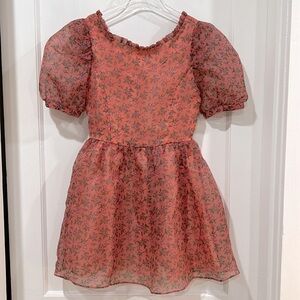 NWT Lost + Wander Pink Floral Baby Soll Dress XS